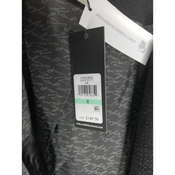 Jacket Karl Lagerfeld Ongoing L6WCW171 Size 8 Box 16 - Picture 6 of 6